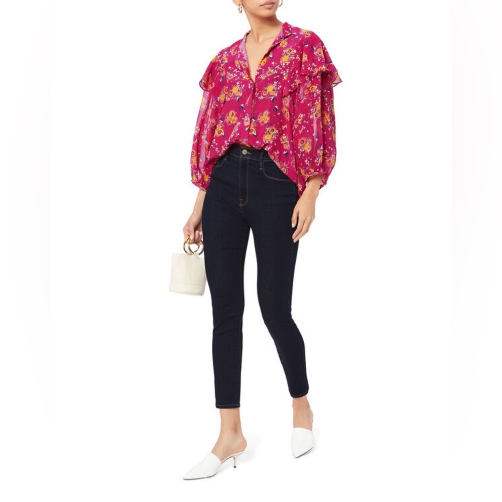 Frame Le High Skinny in Grove Street High Rise New Stretch Casual Sz 27